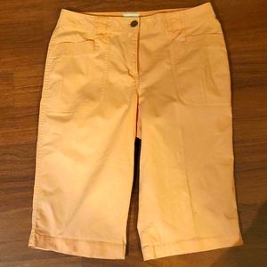 Chico's Women's Orange Capri Pants - Size XS (0.5)